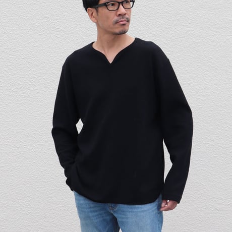 US ARMY サマーニット キーネック ニットソー【MADE IN JAPAN】『日本製』 / Upscape Audience [AUD6191]