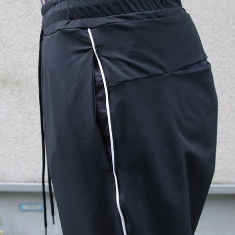ナイロン 4wayストレッチ ライン イージーアンクルパンツ【MADE IN JAPAN】/ Upscape Audience [AUD3436]