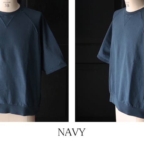 ピグメント 米綿 (USAコットン) 16/-天竺 ( 8.45オンス) ガゼットクルーネック ラグラン ハーフスリーブ バルーン Tシャツ / Audience [AUD6625]