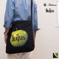 [AUD5074] Audience BEATLES Appleプリントロゴ刺繍2WAY トートバッグ