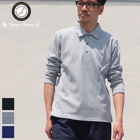 【RE PRICE/価格改定】[AUD1828] Upscape Audience ミラノリブ長袖ポロニット