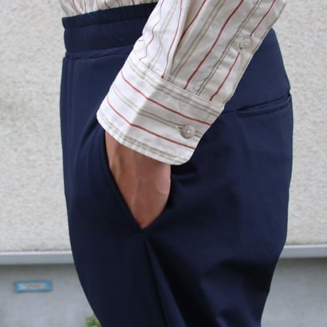 ナイロン4WAYストレッチ テーパードイージーアンクルパンツ【MADE IN JAPAN】『日本製』/ Upscape Audience [AUD3435]