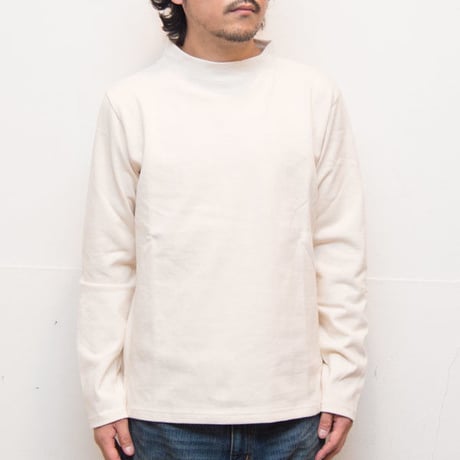 [AUD1824] Upscape Audience ヘビーウエイト天竺 ボトルネックL/S Cutsew