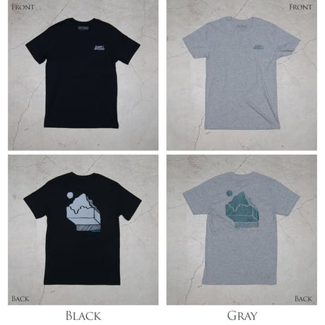 【RE PRICE / 価格改定】[INS1066] SURF/BRAND "MOUNTAINS" 半袖Tシャツ