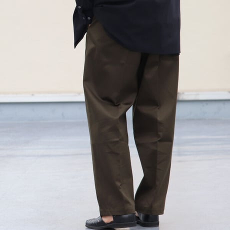 30/2ウエポン 2タック ワイドイージーパンツ【MADE IN JAPAN】『日本製』/ Upscape Audience [AUD3503]