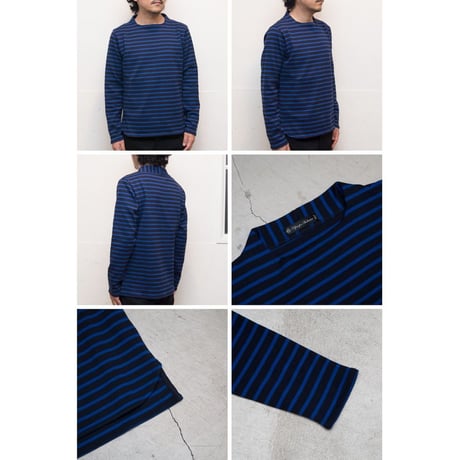 【RE PRICE / 価格改定】[AUD1827] Upscape Audience ミラノリブ モックボートネックL/S Knit