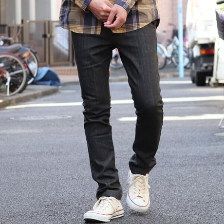 【価格改定】[AUD3302] Upscape Audience オーバーダイカラーデニムノープリーツテーパードパンツ