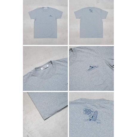 【RE PRICE / 価格改定】[AUD1772] Audience Old Snoopy "Schulz-Surf" 7.1oz米綿丸胴オールドプリントクルーネックポケットT