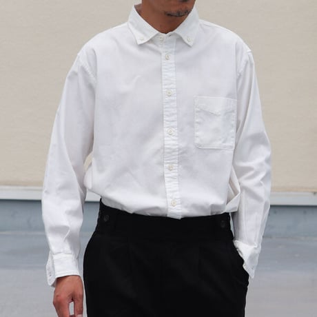 ワンウォッシュ ボタンダウン L/S テーパードシャツ【MADE IN JAPAN】『日本製』/ Upscape Audience [AUD6438]