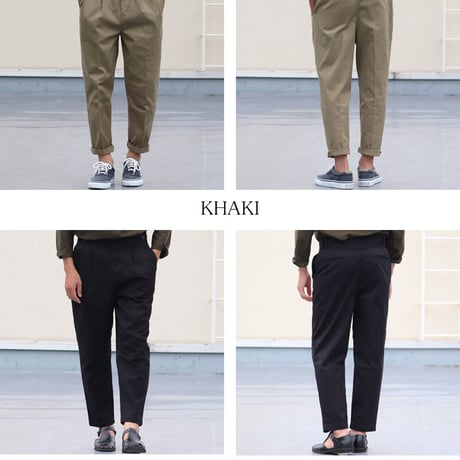 30/2ウエポン タックワイド グルカ アンクル パンツ『日本製』 / Upscape Audience [AUD3451]