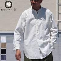 馬布ヴィンテージフィニッシュバンドカラースリーピングシャツ【MADE IN JAPAN】『日本製』/ Upscape Audience [AUD6263]
