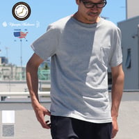 [RHE-02] USAファブリック丸胴国産ポケットTEE