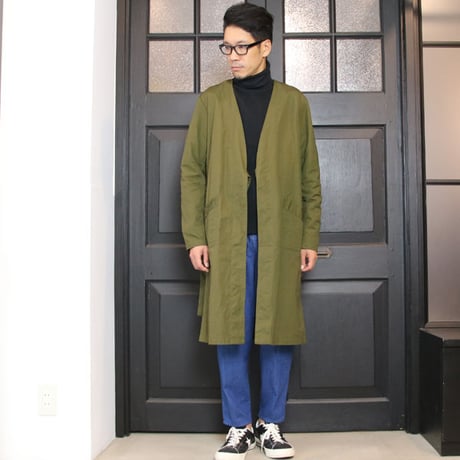 【RE PRICE / 価格改定】[AUD2737]コーマウェザーキモノガウンコート【MADE IN JAPAN】『日本製』
