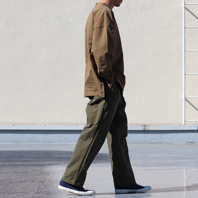 希少⭐︎HERMES オートクチュール レザーワッペン チノパンツ ヴィンテージ 希少⭐︎HERMES オートクチュール レザーワッペン チノパンツ