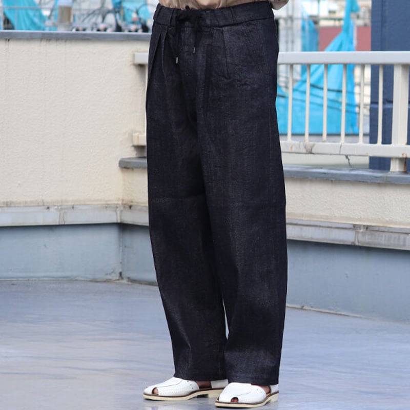 備後」10.5oz セルヴィッチ 青耳ストレッチデニム M52 2タック