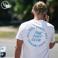 【RE PRICE / 価格改定】[INS1073] SURF/BRAND  "CLUB" 半袖Tシャツ