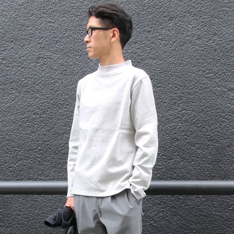 [AUD1824] Upscape Audience ヘビーウエイト天竺 ボトルネックL/S Cutsew