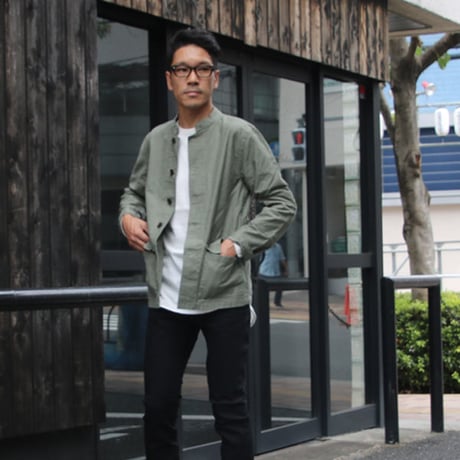 【RE PRICE / 価格改定】[AUD2743] Upscape Audience ヨコムラバックサテンスタンド Jacket