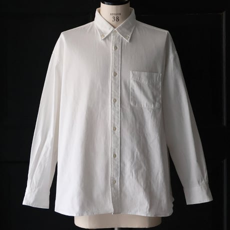 「備後」 8オンス ムラデニム 釦ダウン ボク シーAライン 長袖シャツ【MADE IN JAPAN】『日本製』/ Upscape Audience [AUD6663]
