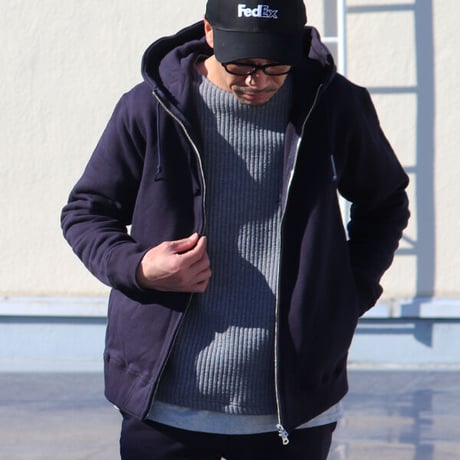 【RE PRICE/価格改定】[AUD2615] Upscape Audience 度詰裏毛フードスタンドブルゾン