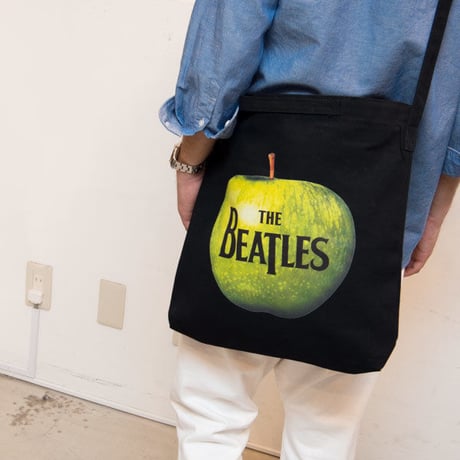 [AUD5074] Audience BEATLES Appleプリントロゴ刺繍2WAY トートバッグ