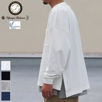 VORTEX 8オンス（MVS天竺）サイドスリット Aライン L/S Tシャツ【MADE IN JAPAN】『日本製』/ Upscape Audience [AUD6576]