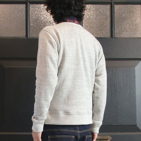 【RE PRICE/価格改定】[AUD2745] Upscape Audience ヘビーウェイト裏毛クルーネックブルゾン