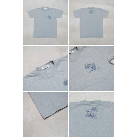 【RE PRICE / 価格改定】[AUD1774] Audience Old Snoopy "Schulz-Beach" 7.1oz米綿丸胴オールドプリントクルーネックT