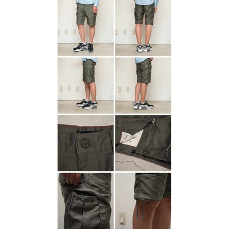 【RE PRICE/価格改定】[AUD3330] Upscape Audience ヨコムラバックサテンカーゴショーツ