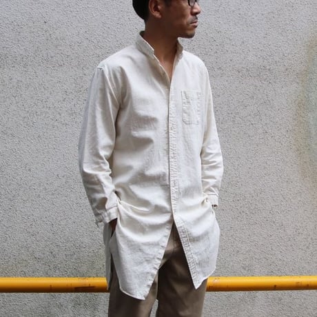 ソフトリネンコットンキャンバスローマシャツコート【MADE IN JAPAN】『日本製』/ Upscape Audience [AUD2779]
