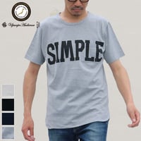 【RE PRICE / 価格改定】[AUD1565] Upscape Audience ラフィー天竺"SIMPLE"プリントポケット付きクルーネックT