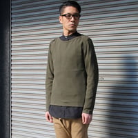 [AUD1642] Upscape Audience JPSダブルニットベイビーボートネック長袖カットソー