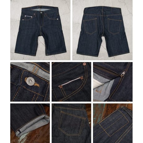 【RE PRICE/価格改定】[AUD3322] Upscape Audience 赤耳デニムショートパンツ