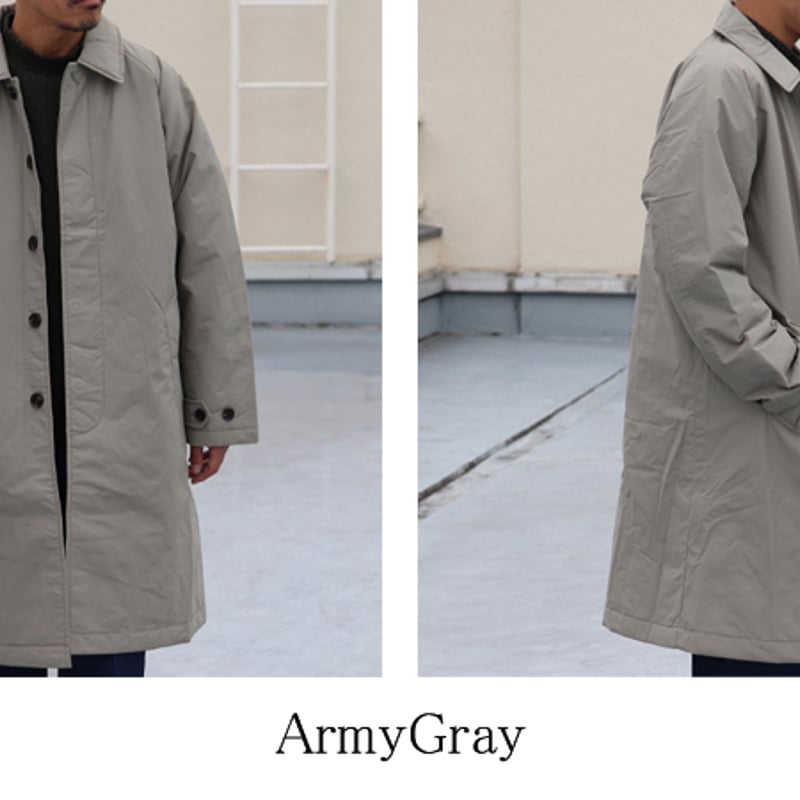 60/40クロス Sorona®Dupont 中綿 ステンカラーコート【送料無料】 / Aud