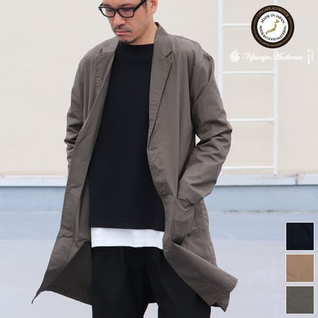 【RE PRICE/価格改定】[AUD2666] Upscape Audience 馬布エンジニア3ボタンチェスターコート