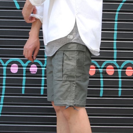 【RE PRICE/価格改定】[AUD3330] Upscape Audience ヨコムラバックサテンカーゴショーツ