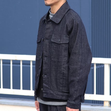 「備後」 10.5oz セルヴィッチ 青耳ストレッチデニム トラッカージャケット【MADE IN JAPAN】『日本製』【送料無料】/ Upscape Audience [AUD7218]