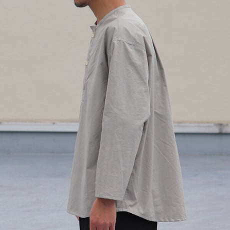 コットンツイルダンプ エアタンブラー クルーネック スリーピングシャツ【MADE IN JAPAN】『日本製』/ Upscape Audience [AUD6397]