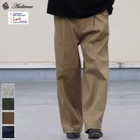 CAVE カツラギ 1タックワイドパンツ / Audience [AUD3526]