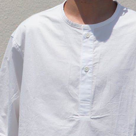 コットンツイルダンプ エアタンブラー クルーネック スリーピングシャツ【MADE IN JAPAN】『日本製』/ Upscape Audience [AUD6397]