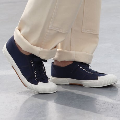 DEAD STOCK / 90-00s Italian Navy Sailor Shoes（イタリア セーラー シューズ ネイビー） [INS5220]