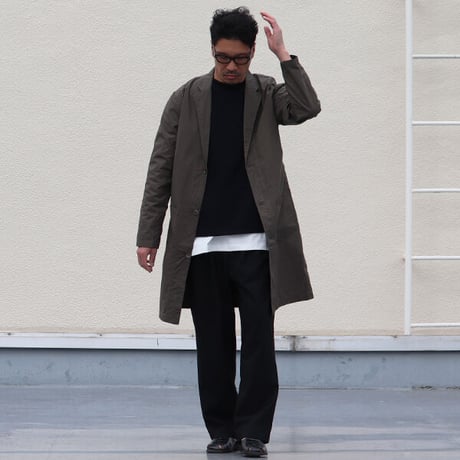 【RE PRICE/価格改定】[AUD2666] Upscape Audience 馬布エンジニア3ボタンチェスターコート