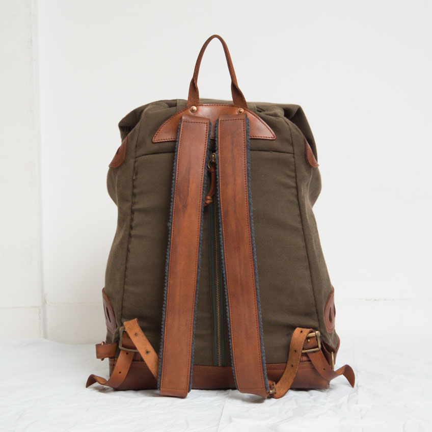 INS5153] vasco Equipment ナイロンクロスレザーオールドバック