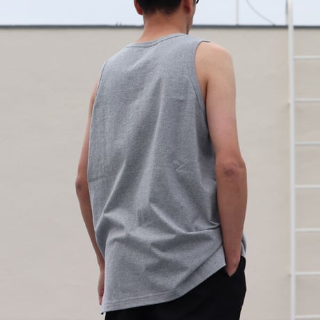 丸胴 ヘビーウェイト（度詰天竺）10オンス サイドスリット ロングタンク【MADE IN JAPAN】/ Upscape Audience [AUD6241]