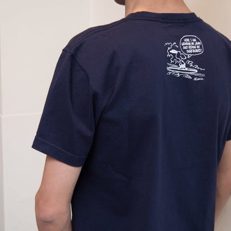 【RE PRICE / 価格改定】[AUD1774] Audience Old Snoopy "Schulz-Beach" 7.1oz米綿丸胴オールドプリントクルーネックT