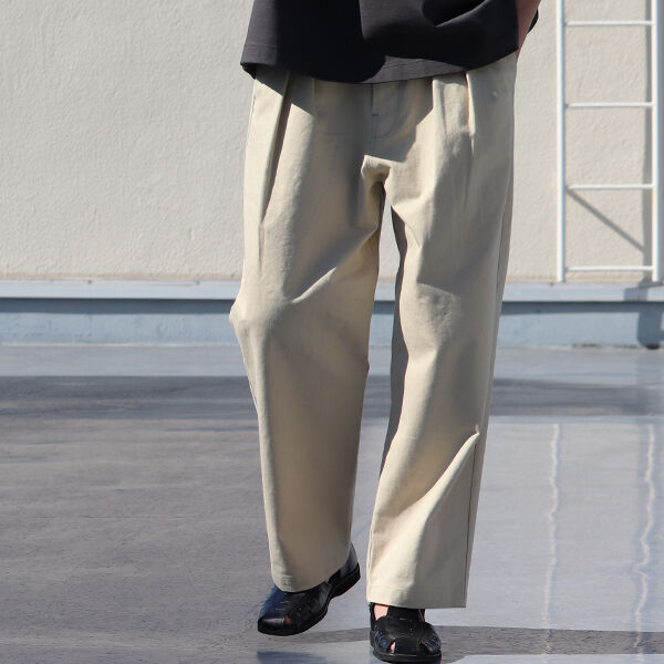 岡山」クラシック チノクロス ヴィンテージ ワッシャー M52 2タック