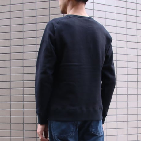[AUD1819] Upscape Audience ヘビーウェイト裏毛サドルショルダークルーネックスウェット