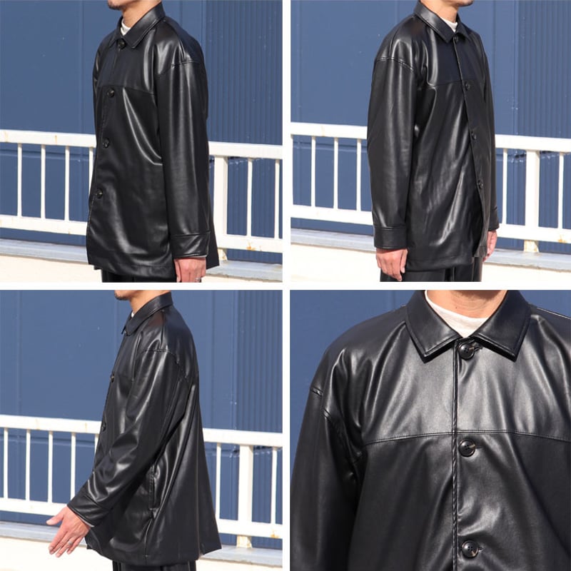 ロイヤルフェイクレザー カーコート【MADE IN JAPAN】『日本製』【送料