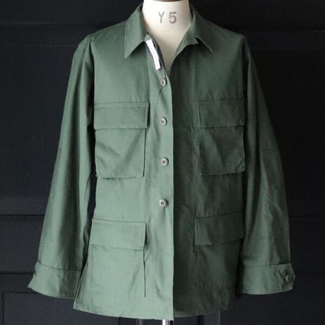 DEAD STOCK / 90s B.D.U. Jacket Green483（B.D.U. ジャケット リップストップ） [INS2063]