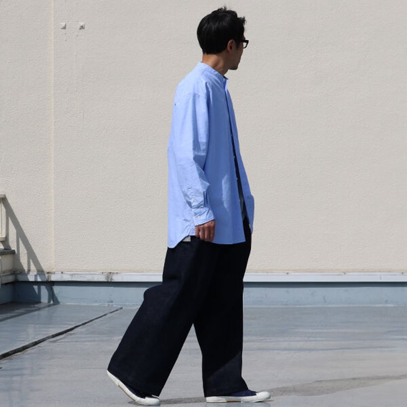 赤耳（セルヴィッチ）インディゴデニム 1タックワイドパンツ
